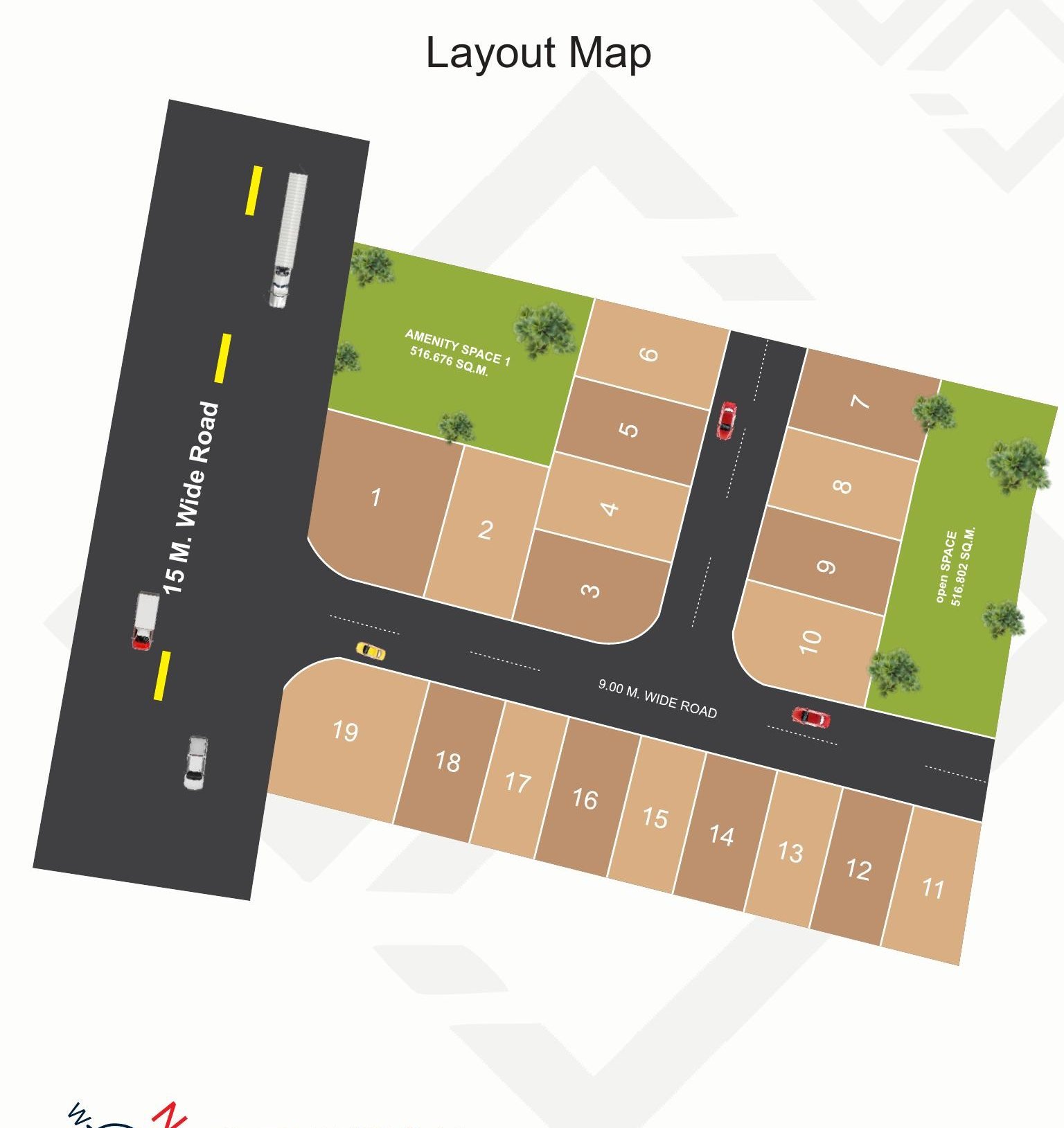 Vijaya Saraswati 2 — Layout plan — developer brochure